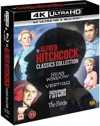 Коллекция классики Альфреда Хичкока (4 4K Ultra HD Blu-ray)