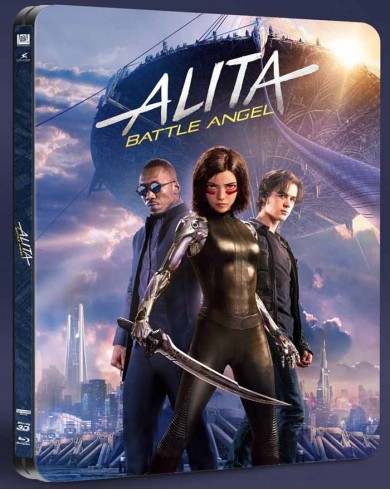 Алита: Боевой ангел (4K ULTRA HD Blu-ray + 3D Blu-ray + 2BD) Номерной Steelbook 