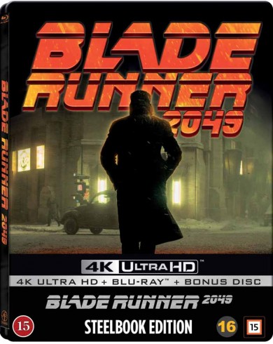 Бегущий по лезвию 2049  Steelbook (4K UHD + 2 Blu-ray) [2023]