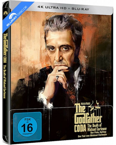 Крестный отец 3 (4K UHD Blu-ray) Steelbook