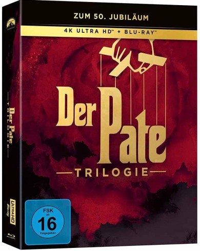 Крестный отец Трилогия (4 4K UHD Blu-ray, Blu-ray) издание  на 50 лет