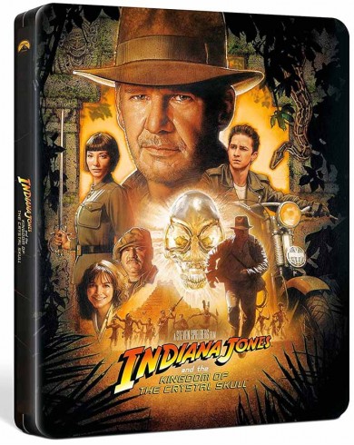 Индиана Джонс и Королевство Хрустального Черепа (4K UHD) Steelbook 