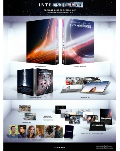 Интерстеллар (4K UHD + Blu-ray) Steelbook Ограниченное Номерное издание 2026 года