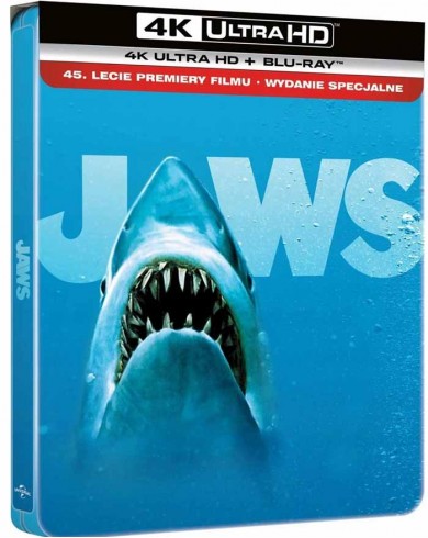Челюсти (4K Ultra HD Blu-ray) Steelbook