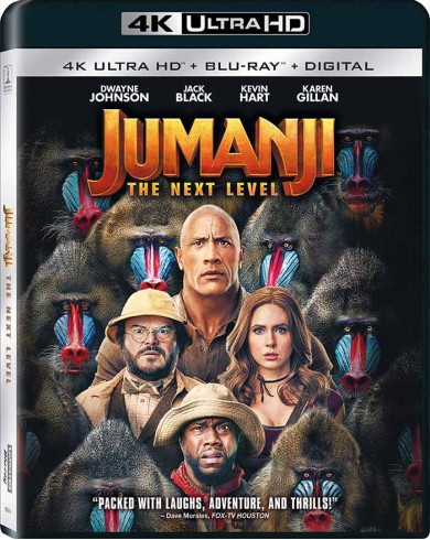 Джуманджи: Новый уровень (4K Ultra HD Blu-ray)