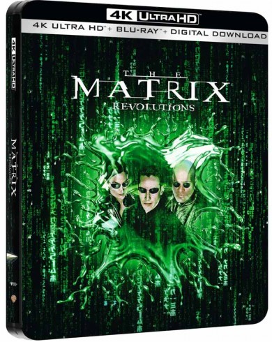 Матрица Революция (4K ULTRA HD Blu-ray) Steelbook