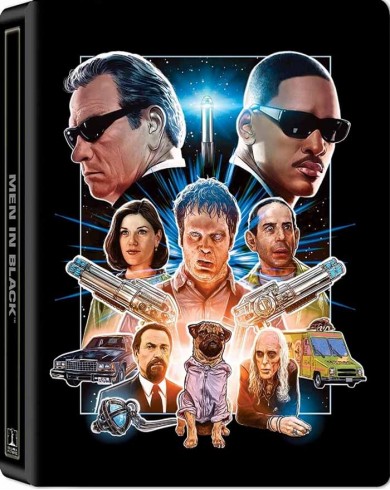 Люди в черном (4K Ultra HD Blu-ray)  Steelbook на 25 лет [англ]