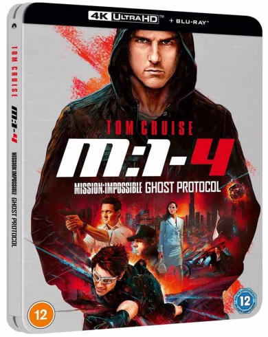 Миссия невыполнима 4: Протокол Фантом Steelbook (4K Ultra HD Blu-ray) англ