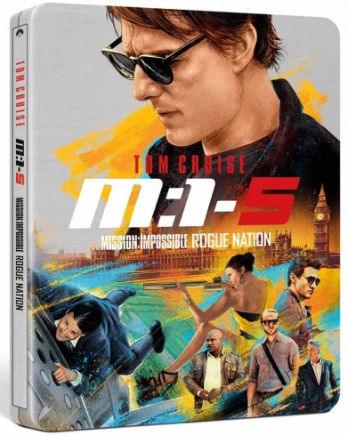 Миссия невыполнима 5: Племя изгоев Steelbook (4K Ultra HD Blu-ray) англ