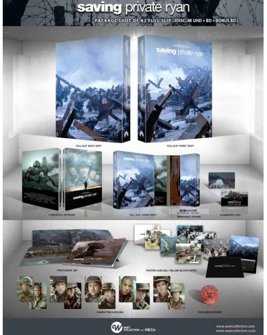 Спасти рядового Райана (4K Ultra HD, 2 Blu-ray) Steelbook  Full Slip A 2