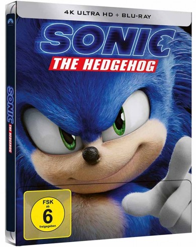 Соник в кино (4K Ultra HD Blu-ray) Steelbook