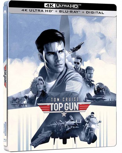 Top Gun Лучший стрелок (4K Ultra HD Blu-ray) Deluxe Steelbook