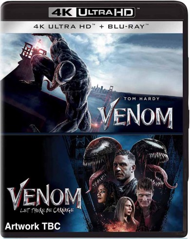 Веном / Веном 2 ( 2 4K ULTRA HD Blu-ray +2 Blu-ray)