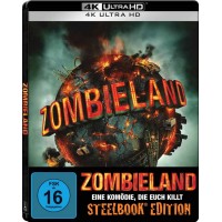 Добро пожаловать в Зомбилэнд (4K Ultra HD Blu-ray) Steelbook