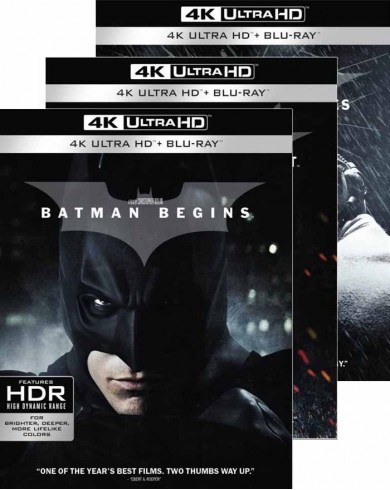 Темный рыцарь Трилогия (3 4K UHD Blu-ray)