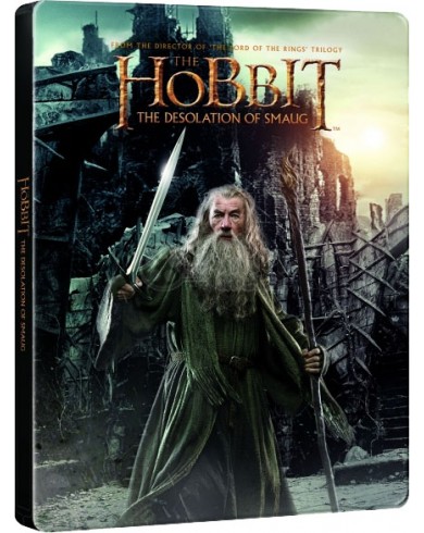 Хоббит: Пустошь Смауга  Steelbook (2 Blu-ray)