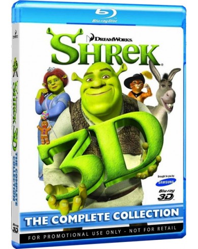 Шрек Полная Коллекция 3D (4 3D Blu-ray +2D)