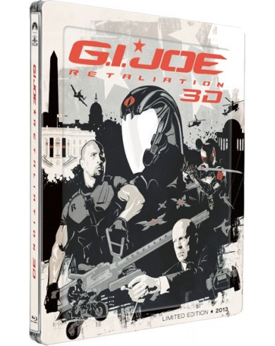 G.I. Joe: Бросок кобры 2  Steelbook (3D Blu ray + Blu-ray)