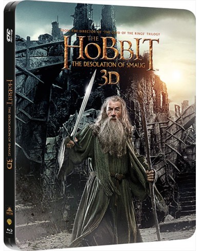 Хоббит: Пустошь Смауга 3D Steelbook (2 3D Blu-ray +2 2D Blu-ray)