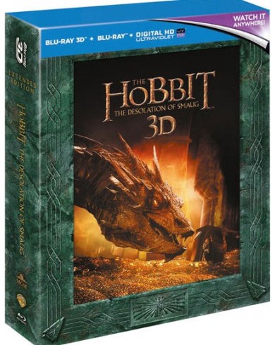 Хоббит: Пустошь Смауга Режиссерская версия 3D (5 Blu-ray 3D+2D)