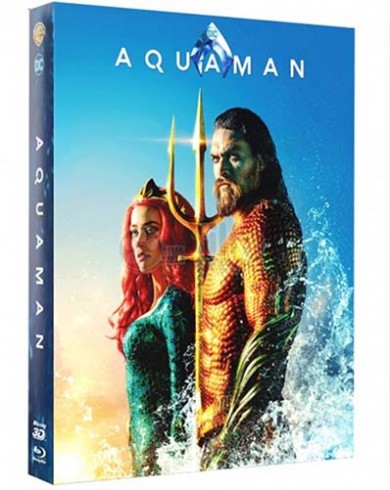 Аквамен (3D Blu-ray + Blu-ray) Номерной Steelbook (тираж 501 шт)