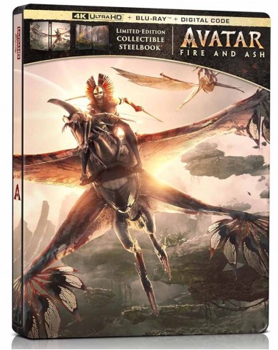 Аватар: Пламя и пепел (4K UHD + BD+ Bonus Disc) Steelbook [англ. яз]