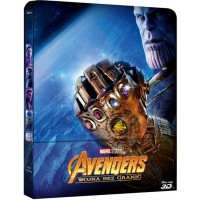 Мстители: Война бесконечности Steelbook  (3D Blu-ray)