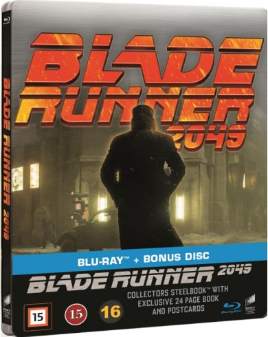Бегущий по лезвию 2049 Steelbook (2 Blu-ray буклет и карточки)