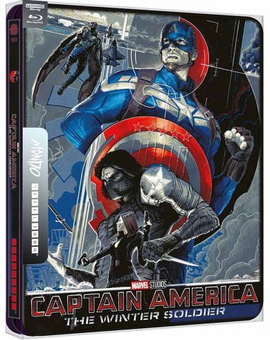 Первый мститель: Другая война Steelbook Mondo (4K,  Blu-ray) [русск. на BD]