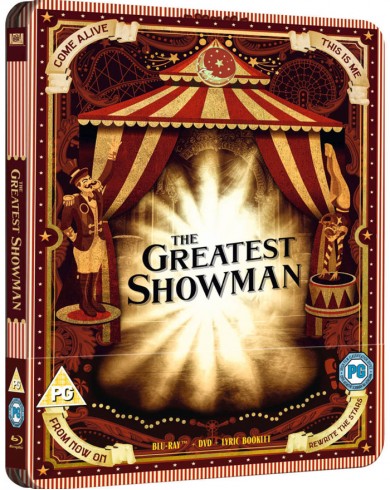 Величайший шоумен Steelbook (Blu-ray) [v.2]