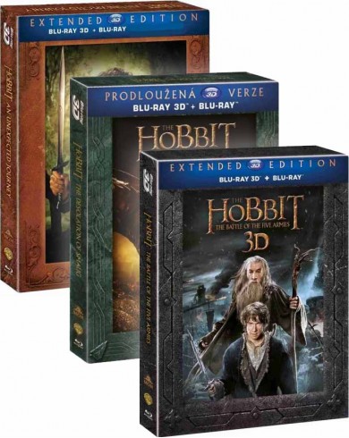 Хоббит: Трилогия. Режиссерская версия 3D + 2D Коллекция (15 Blu-ray)