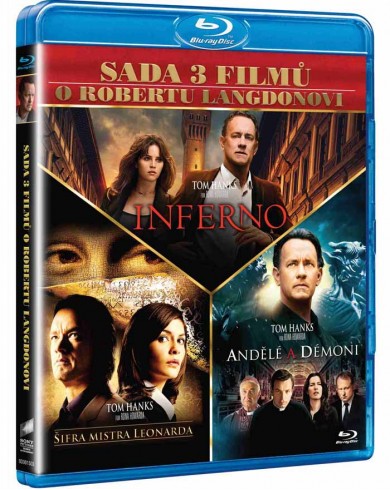 Код Да Винчи / Ангелы и Демоны / Инферно (3 Blu-ray)