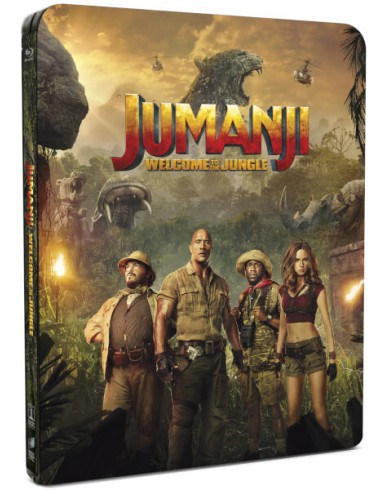 Джуманджи: Зов джунглей Steelbook (Blu-ray)