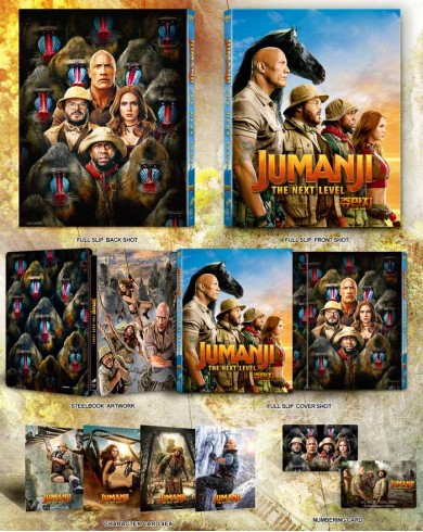 Джуманджи: Новый уровень (4K Ultra HD Blu-ray) Номерной Steelbook
