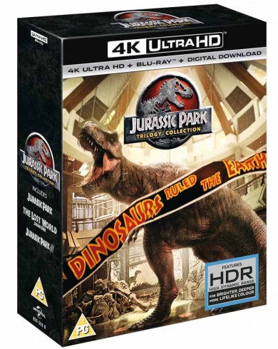 Парк Юрского периода. Трилогия (6 4K UHD Blu-ray)