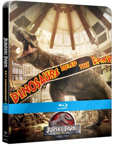 Мир Юрского периода (1-4) Коллекция Steelbook (4 Blu-ray)