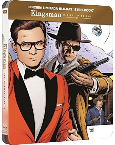 Kingsman: Золотое кольцо Steelbook (Blu-ray)