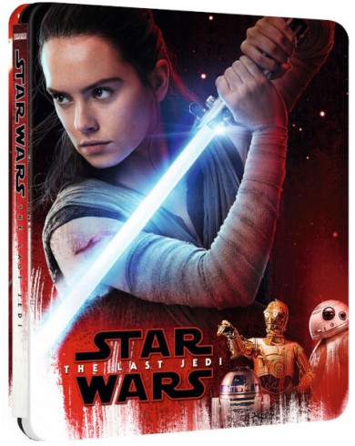Звёздные войны: Последние джедаи Steelbook (3D blu-ray + blu-ray)