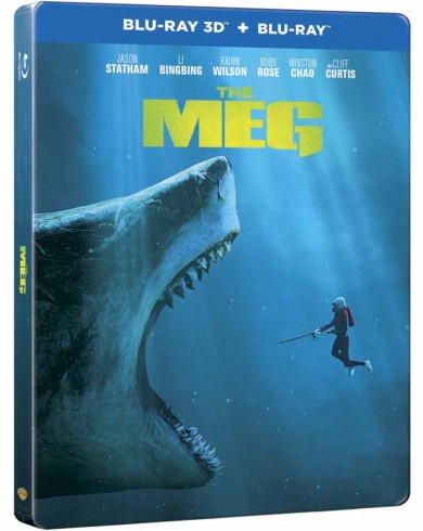 Мег: Монстр глубины Steelbook (3D Blu-ray + Blu-ray)