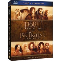 Властелин Колец Трилогия + Хоббит Трилогия [импорт] (6 Blu-ray)