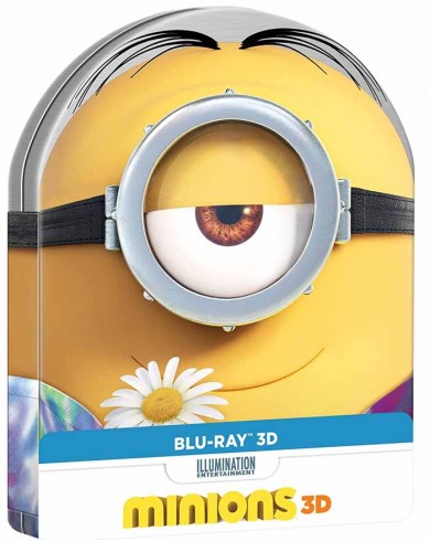 Миньоны 3D (3D Blu-ray + blu-ray) VIVA METAL BOX
