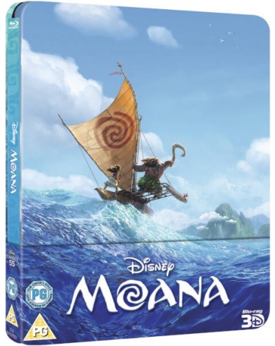 Моана Steelbook (3D Blu-ray + Blu-ray)