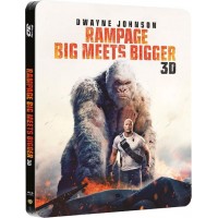 Рэмпейдж Steelbook (3D Blu-ray + Blu-ray)