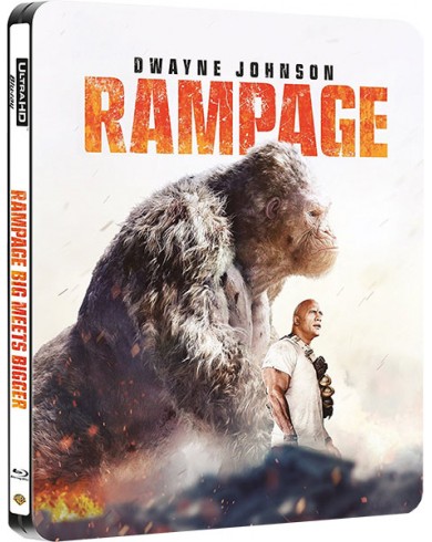 Рэмпейдж Steelbook (4K Ultra HD Blu-ray + Blu-ray)