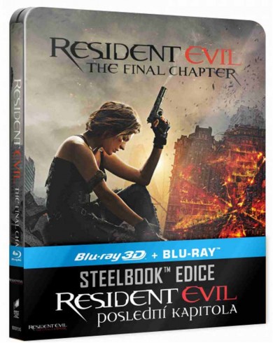 Обитель зла: Последняя глава( 3D Blu-ray + Blu-ray) Steelbook