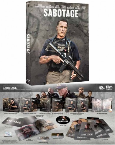 Саботаж (Blu-ray) номерной Steelbook Lenticular FullSlip   [англ. язык]