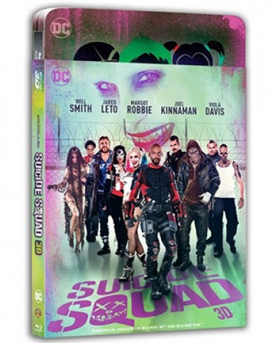 Отряд самоубийц 3D Steelbook LENTI SLIP (3D Blu-ray + Blu-ray)