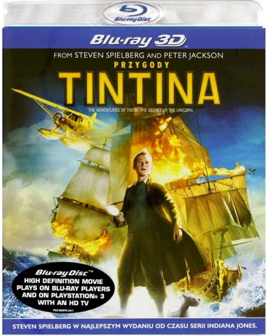 Приключения Тинтина: Тайна Единорога (Blu-ray) [русск. на 2D] 